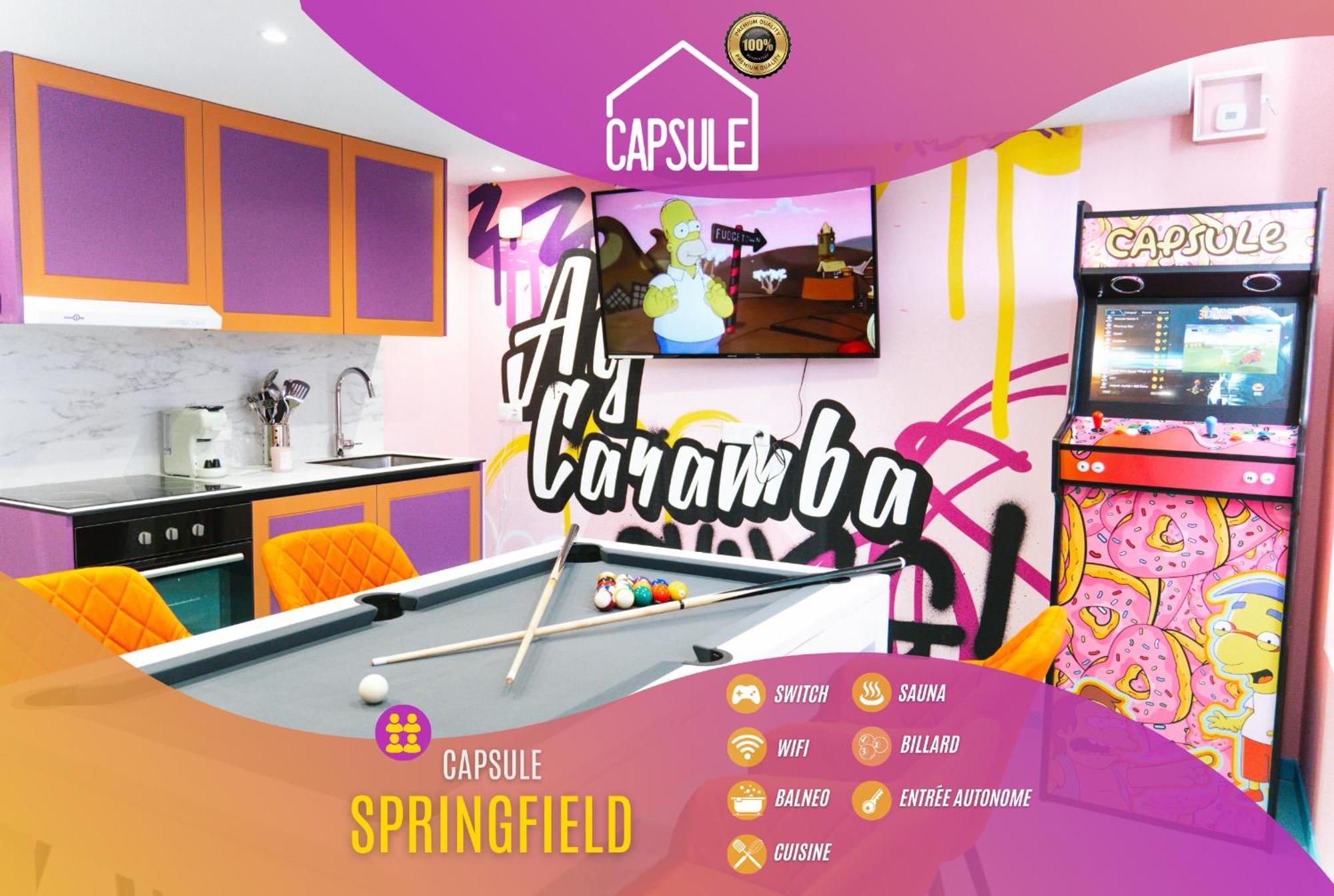 Capsule Springfield - Balneo -Sauna - Billard Douai Eksteriør bilde